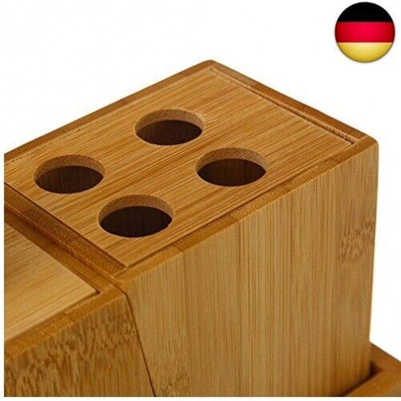 Bakaji Bad Set 3Pz Mit Seifenspender Zahnputzbecher Und Zahnbürstenhal
