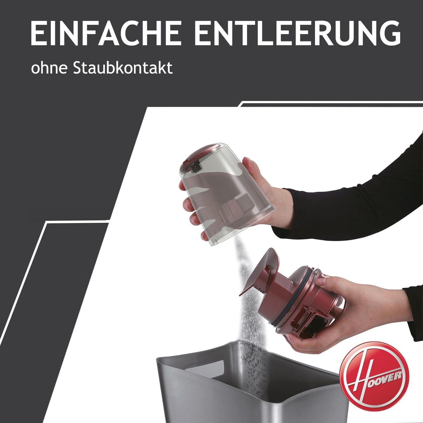 Hoover Ultra Vortex Milbensauger Mit Uv-Licht, Bekämpft Bettwanzen – Polsterreiniger Entfernt 99,9% Bakterien, Allergene, Staub-Milben – Matratzenreiniger Für Hygienische Reinigung, Für Allergiker
