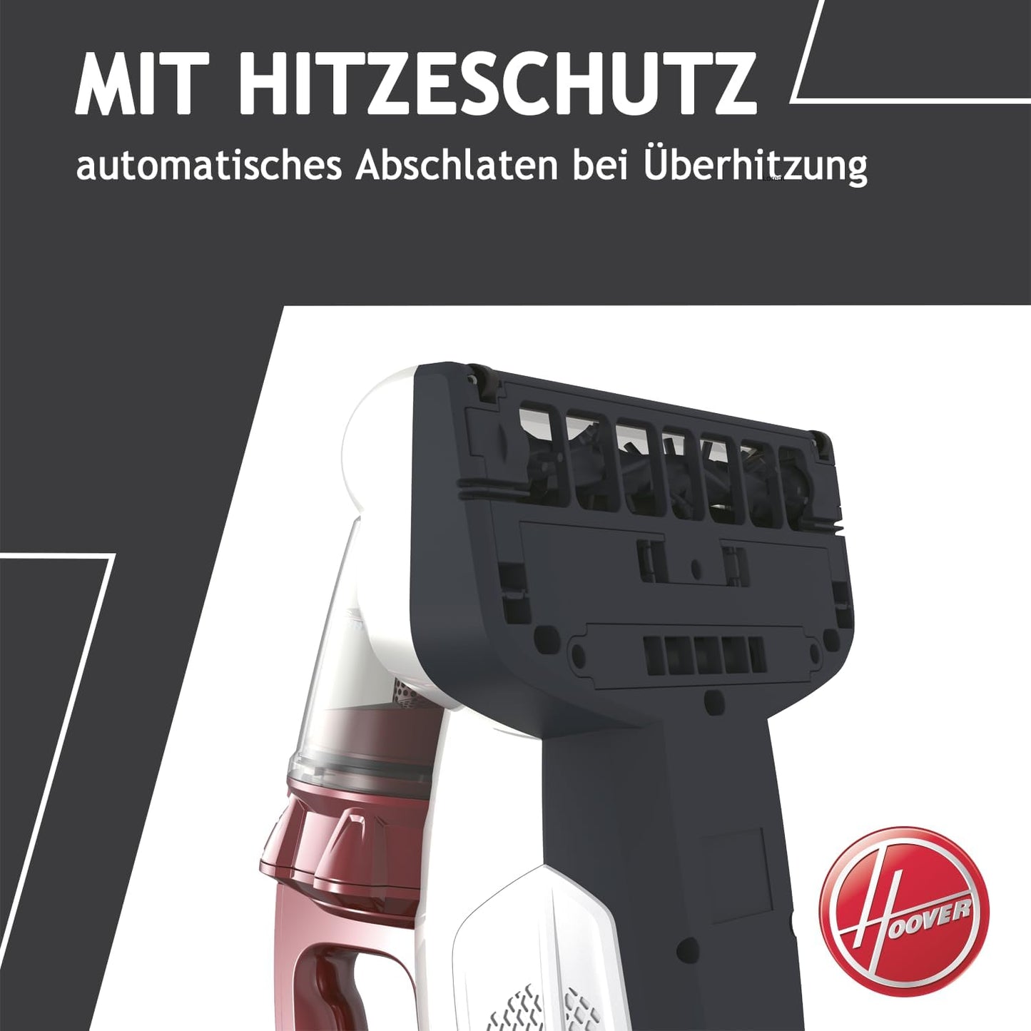 Hoover Ultra Vortex Milbensauger Mit Uv-Licht, Bekämpft Bettwanzen – Polsterreiniger Entfernt 99,9% Bakterien, Allergene, Staub-Milben – Matratzenreiniger Für Hygienische Reinigung, Für Allergiker