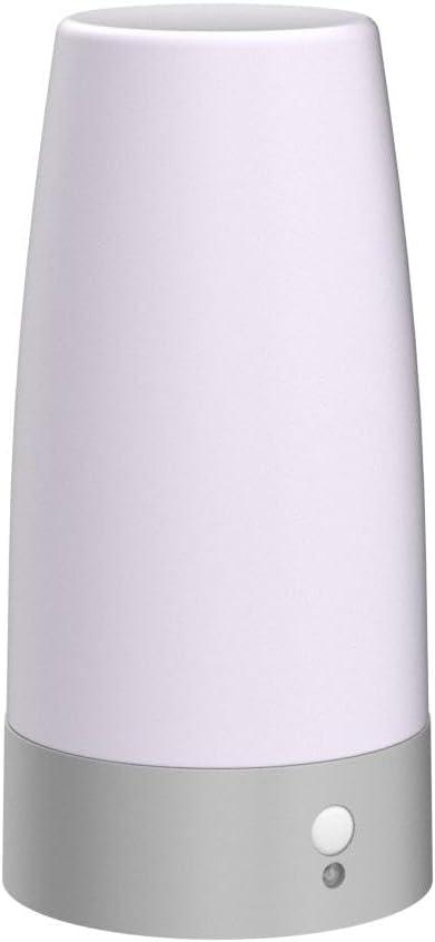 2Er Set LED Bewegungsmelder Tischleuchte Nachtlicht Led-Tischlampe Mit Kabellosem Pir-Bewegungssensor Verwenden 3X 1,5VAAA Batterie[Energieklasse A+] (Rund)